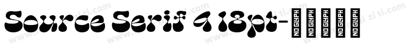 Source Serif 4 18pt字体转换